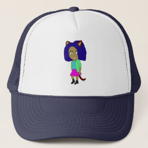 Boné garotinha chibi felina