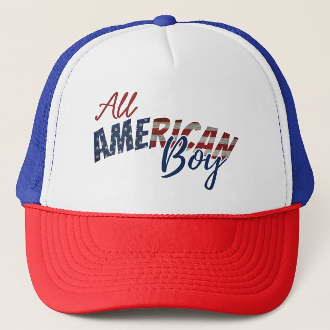 BONÉ GAROTO TOTALMENTE AMERICANO (Frente)