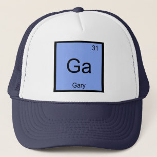 Boné Gary Nome Química Elemento Tabela Periódica