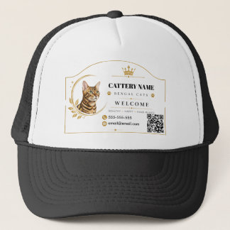 Boné Gataria Bengal Personalizada Moderna