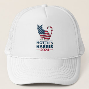 Boné Gatas Para Harris 2024 Senhoras de Gatos Kamala Ha