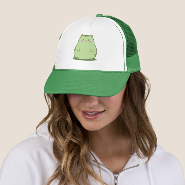 Boné Gatinho Verde Gordinho de Matcha (In Situ)