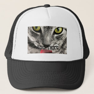 Boné Gato Amante Olhar Terrível com ADICIONAR TEXTO Imp