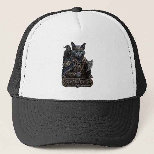 Boné Gato Azul Russo Nobre Odin (Frente)