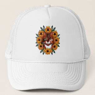 Boné Gato Calico Com Susan Maryland State De Olhos Pret