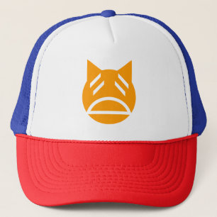 Boné Gato cansado de Emoji