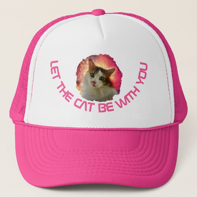 Boné Gato de Calico Cento Adorável (Frente)