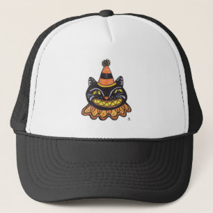 Boné Gato de Cartoons de Arte Vintage do Jester Hallowe