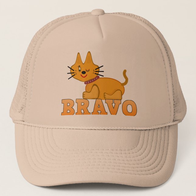 Boné Gato de gato-do-gato-do-mato-bravo desenho bravo (Frente)