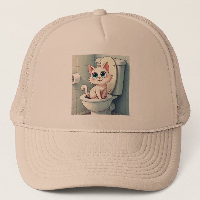 Boné Gato engraçado (Frente)