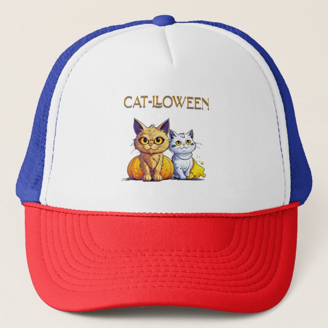 Boné Gato Halloween  (Frente)
