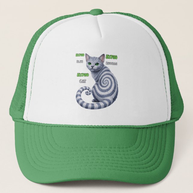 Boné Gato Hipno Azul Russo (Frente)