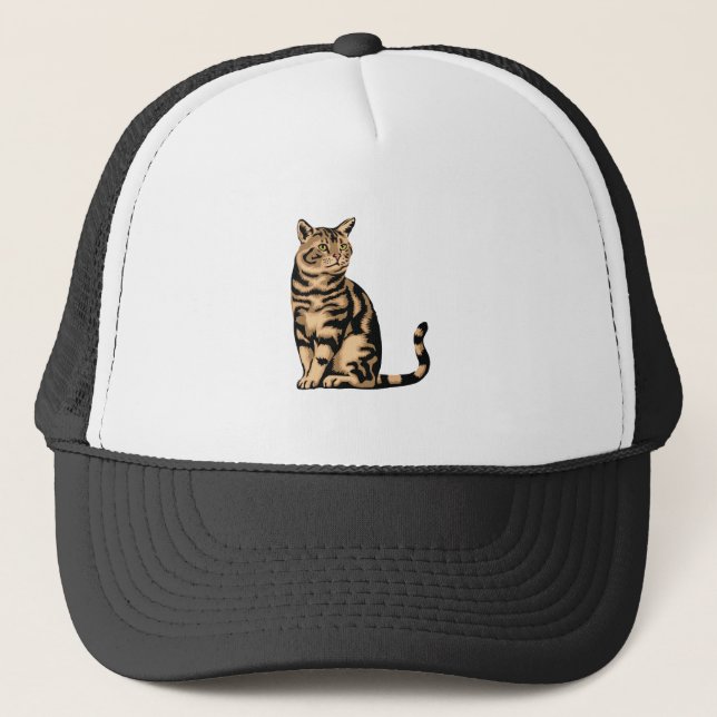 Boné Gato Listrado  (Frente)