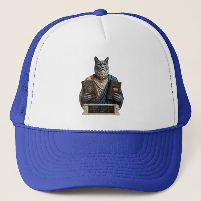 Boné Gato Russo Azul Homérico (Frente)