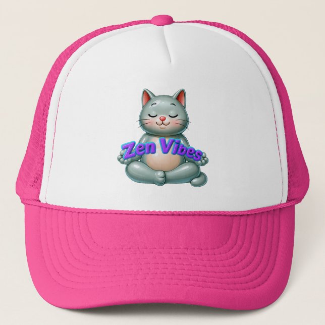 Boné Gato Zen Chapéu (Frente)