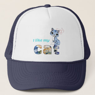 Boné "Gatos Melhor Companhia Que Homens" Na moda