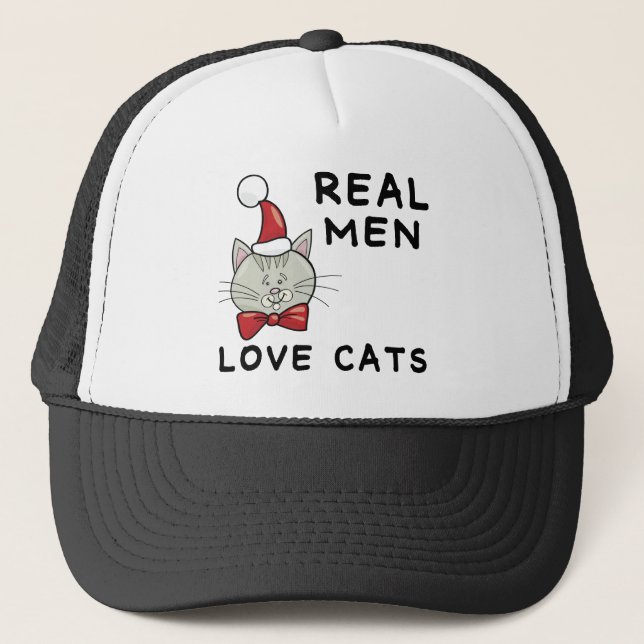 Boné Gatos reais do amor dos homens (Frente)