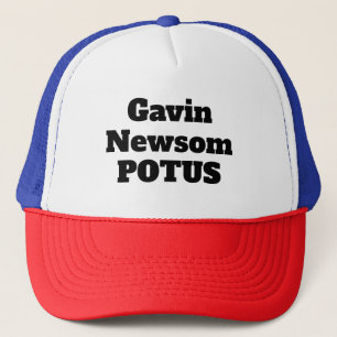 Boné Gavin Newsom POTUS (você pode mudar as palavras)