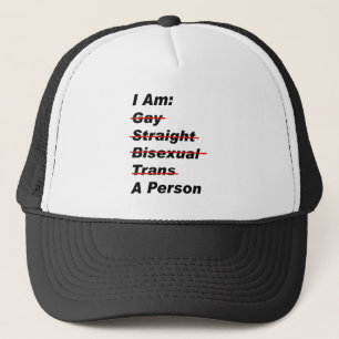 Boné Gay Hetero Trans Uma Pessoa