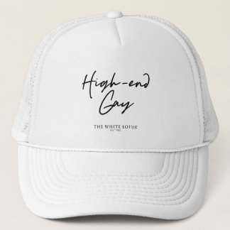 Boné Gay high-end - O Lotus Branco