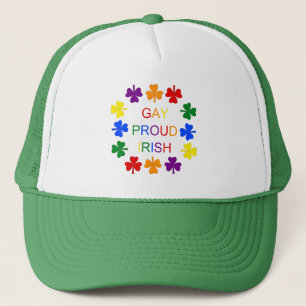 Boné Gay Orgulho dos Shamrocks LGBT Irlandeses LGBT