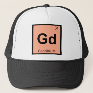 Boné Gd - Química do Gadolínio Símbolo da Tabela Periód