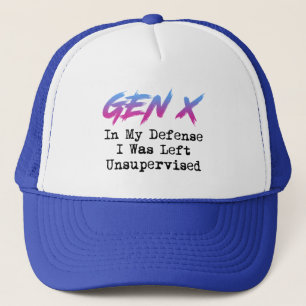 Boné Gen X - Em Minha Defesa Eu Fui Deixado Sem Supervi