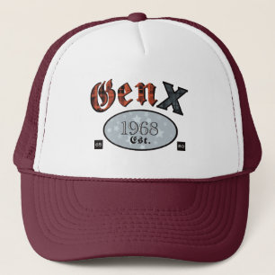 Boné Gen X (geração X ano 1968)