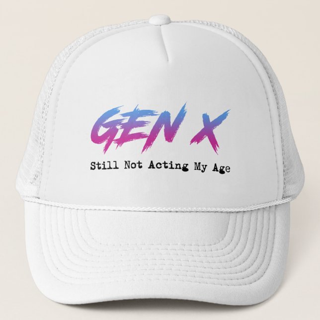 Boné Gen X - Still Not Acting My Age (Frente)