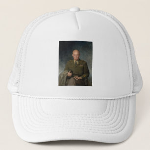 Boné General Dwight Eisenhower 5 Star - Retrato Pintado