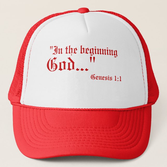 Boné Gênesis 1:1 Hat (Frente)