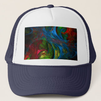 Boné Gênesis Blue Abstrato Art Hat
