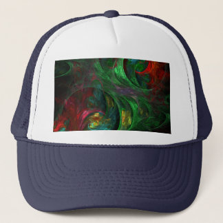 Boné Gênesis Green Abstrato Art Hat