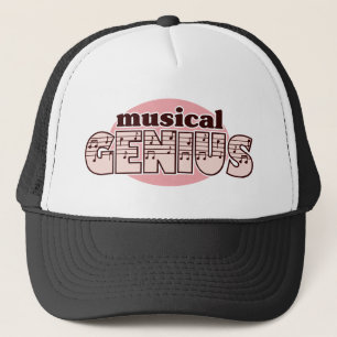 Boné Gênio musical cor-de-rosa