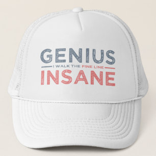 Boné GENIUS VS INSANE hat - escolha a cor