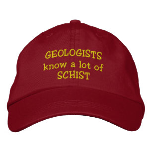 Boné Geólogos conhecem muito Chapéu SCHIST