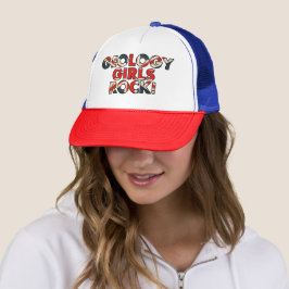 Boné Geology Girls Rock!  (Bandeira do Reino Unido) Imp