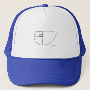 Boné Geometria Fibonacci - Ouro Espiral