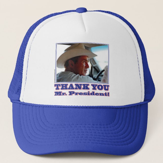 Boné George Bush/Thank you! (Frente)