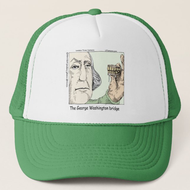Boné George Washington Bridge & Dentures Funny Gift (Frente)
