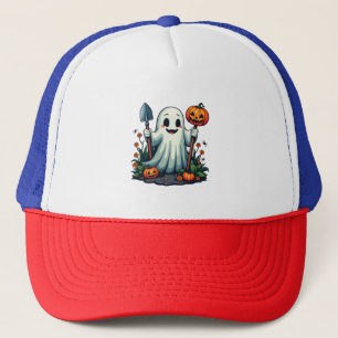 Boné Ghost Pumpkin do Jardim de Outono de Spookeen