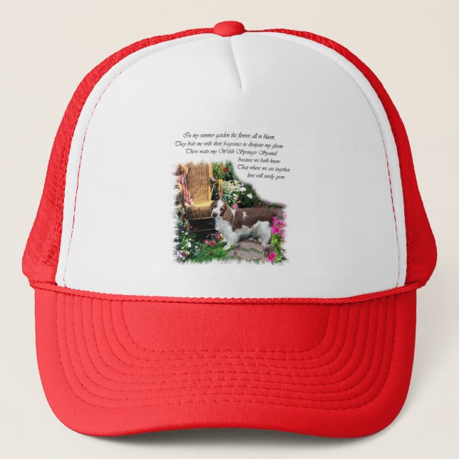 Boné Gifes de Arte do Welsh Springer Spaniel (Frente)