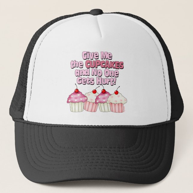 Boné Gimme os cupcakes (Frente)