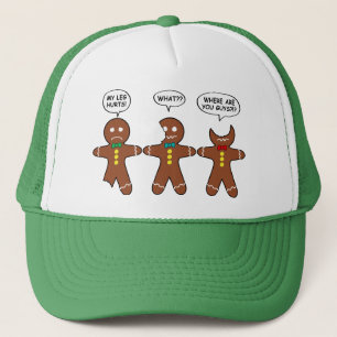 Boné Gingerbread Minha Perna Dói Bonito