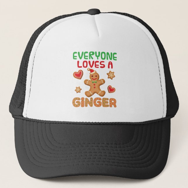 Boné Gingerpão — Todo mundo ama um gengibre (Frente)