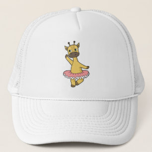 Boné Girafa como Ballerina em Balé com saia