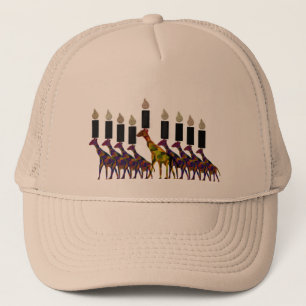 Boné Girafa Hannukah Menorah