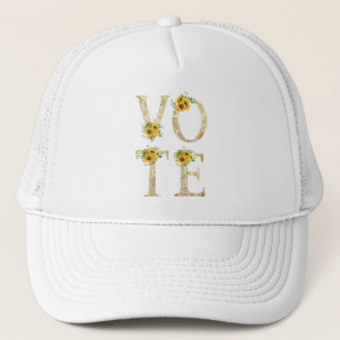 Boné Girassóis Dourados Vote