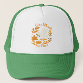 Boné 'Give Thanks, Choose Peace' Hat