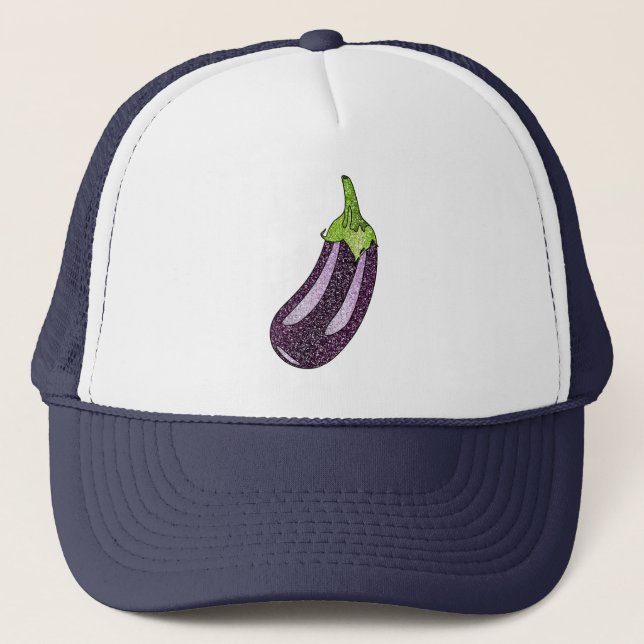 Boné Glitter EggPlant (Frente)